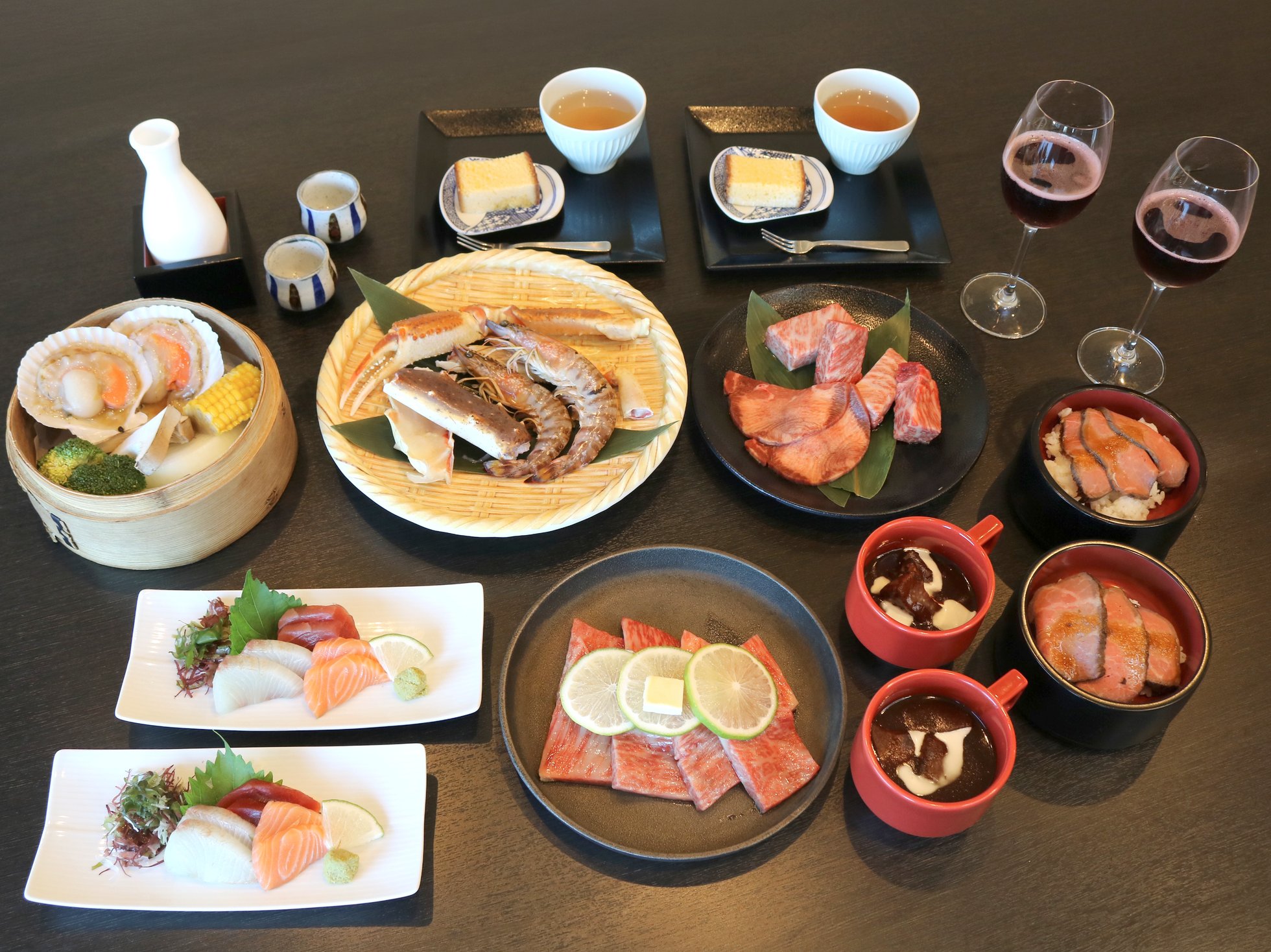 百福豊穣 冬の北海道フェアの会席料理